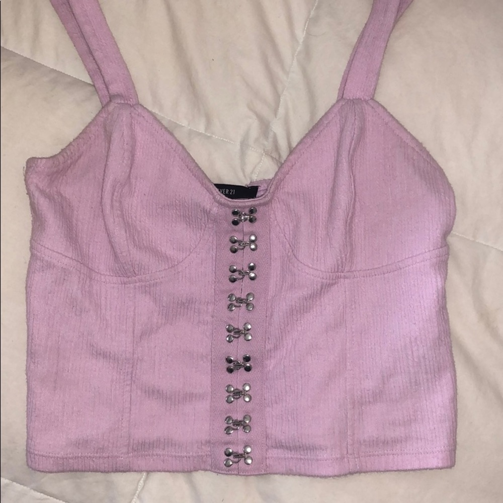 PINK CROP TOP
